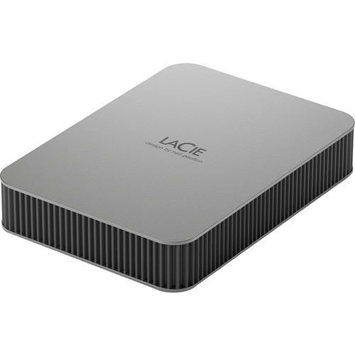 LACIE MOBILE DRIVE 5 TB USB 3.1 USB TYPE C MOON SILVER W/RESCUE