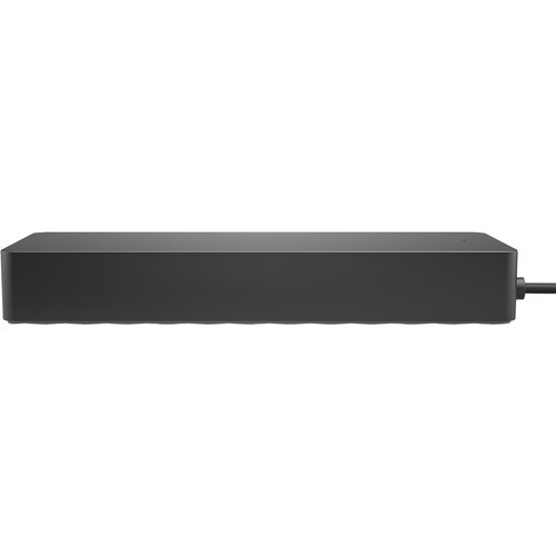 HP USB-Typ C Docking Station für Desktop-PC, Notebook, Monitor - Schwarz - 2 Unterstützte Displays - 4K - 3840 x 2160 - 2 