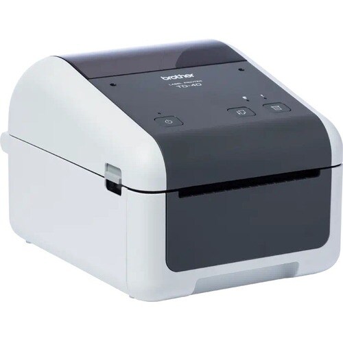 Brother TD-4210D Desktop Direct Thermal Printer - Monochrome - Label Print - USB - USB Host - Serial - 104.10 mm (4.10") P