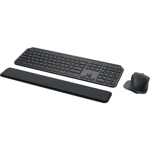 Logitech MX Keys Combo for Business Keyboard & Mouse - QWERTY - Pan-Nordic - USB Scissors Wireless Bluetooth/RF Keyboard -