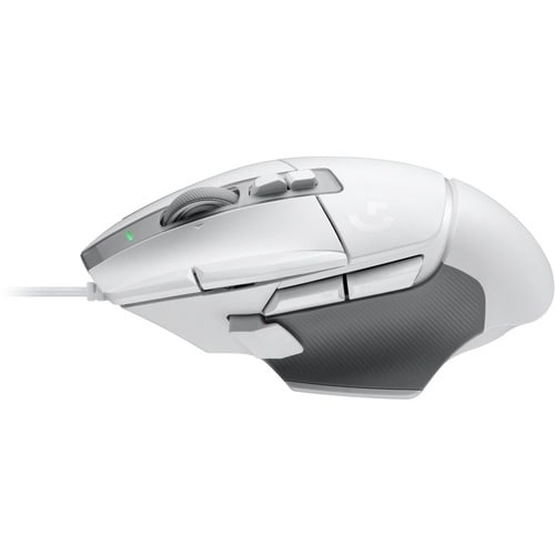 Logitech G G502 X Gaming Mouse - USB Type A - Optical - 13 Button(s) - 13 Programmable Button(s) - White - 25600 dpi - Scr