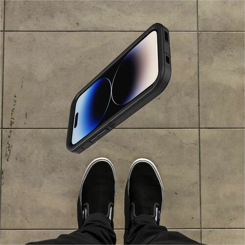 OtterBox Defender Rugged Carrying Case (Holster) Apple iPhone 14 Pro Smartphone - Black - Bump Resistant, Tear Resistant, 