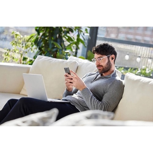 Casque (Oreillette) Jabra Evolve2 - True Wireless - Design Intra-auriculaire - Stéréo - Couleur Noir - Binaural - Intra-au