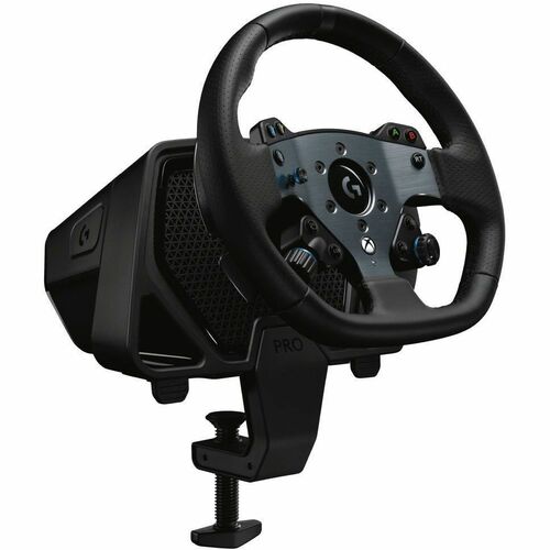 Logitech G Pro Gaming Steering Wheel - Cable - USB - PC, Xbox - Black