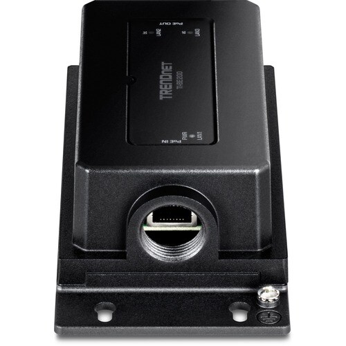 TRENDnet TI-BE200 PoE++ Extender - TAA Compliant - 1 x Gigabit PoE++ Input Port(s) - 1 x Gigabit PoE+, 1 x Gigabit PoE++ O