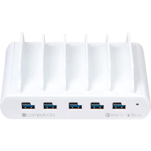 5 Ports USB-C Charging Dock Station With EU power strip - für Tablet-PC, iPad - 120 V AC, 230 V AC Eingang