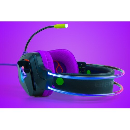 FR-TEC BIFROST FT2022 Wired Over-the-head Stereo Gaming Headset - Purple - Binaural - Ear-cup - Mini-phone (3.5mm)