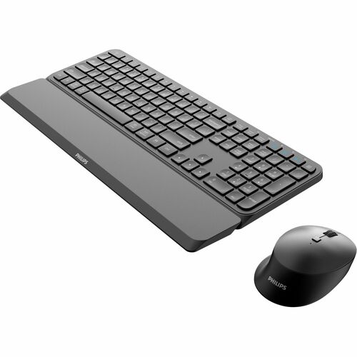 Philips SPT6607B Teclado e mouse - Membrana Sem fios Bluetooth 5.0 2.40 GHz Teclado - 110 Chave - Sem fios Bluetooth Rato 