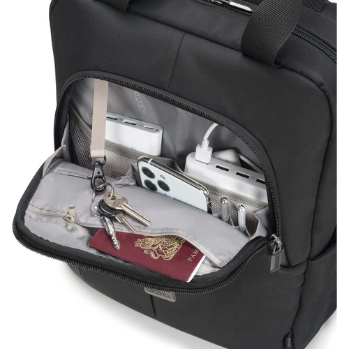Dicota Slim Pro Tasche (Rucksack) für 32,8 cm (12,9 Zoll) bis 38,1 cm (15 Zoll) Microsoft Notebook, Tablet - Schwarz - 900