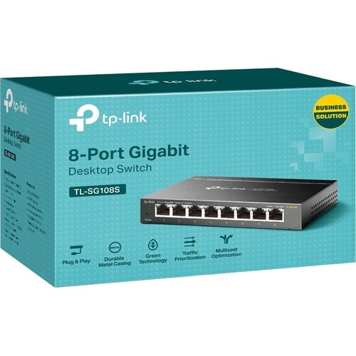 TP-LINK Switch Desktop 8 porte RJ45 10/100/1000Mbps