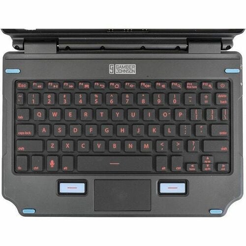 Gamber-Johnson Keyboard - Docking Connectivity - Pogo Pin Interface - TouchPad - English (UK) - Silicon Rubber Keyswitch -