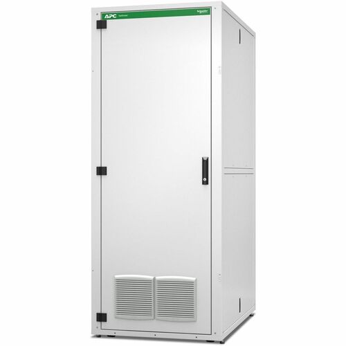 APC by Schneider Electric NetShelter RX 42U Enclosed Cabinet Rack Cabinet for IT Equipment - White - 1361 kg Maximum Weigh