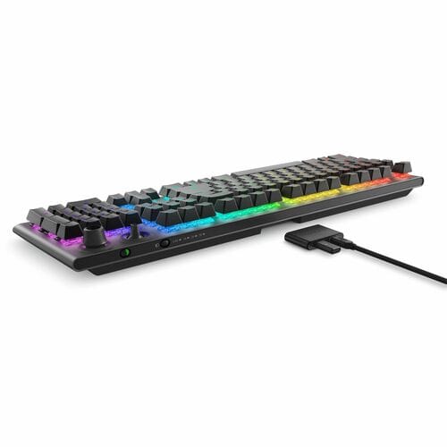 Alienware AW920K Gaming Keyboard - Wireless Connectivity - Dark Side of the Moon