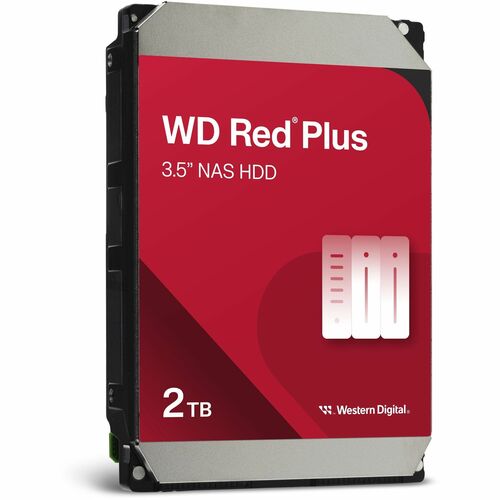 Disco rigido WD Red Plus WD20EFPX - 3.5" Interno - 2 TB - SATA (SATA/600)
