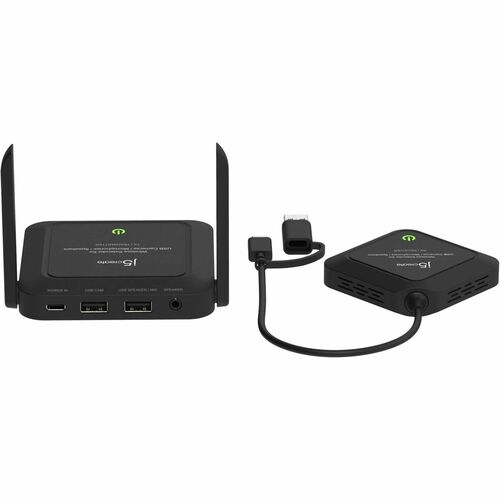 j5create JVW120-N Video-Extender-Transmitter/Receiver - Kabel/Kabellos - 25 m ReichweiteUSB - 1080p - 3840 x 2160 Videoauf