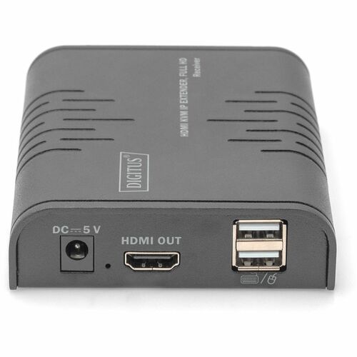 Digitus HDMI KVM IP Extender Set, Full HD. Typ: Sender und Empfänger, Übertragungstechnik: Kabelgebunden, Maximal mögliche
