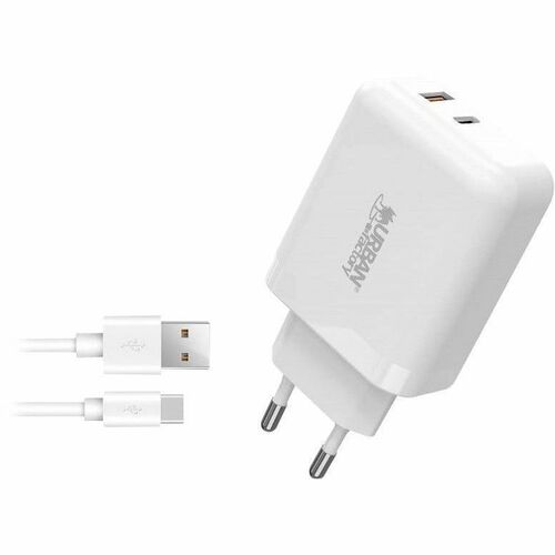 Urban Factory POWEE 45 W Power Adapter - Universal Adapter - For Tablet PC, Smartphone - 1 m Cable - 5 V DC, 9 V DC, 12 V 