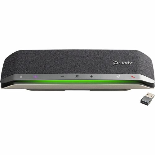 Poly Sync 40 Wired/Wireless Speakerphone - Microsoft Teams - Silver - 3 Microphone(s) - 50 mm Speaker(s)