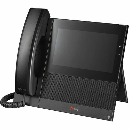 Poly CCX 600 IP Phone - Corded - Corded/Cordless - Wi-Fi, Bluetooth - Desktop - Black - 24 x Total Line - VoIP - 17.8 cm (