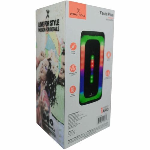 Bafle Bluetooth Inalámbrica 4" Portátil Función TWS Festa Plus | PERFECT CHOICE