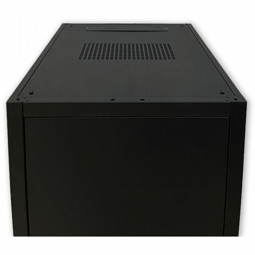 Armoire Rack MCL 24U Armoire fermée pour Réseau, Server Profondeur de Rail - Noir - Ver, Acier, SPCC, Acier Laminé à Froid