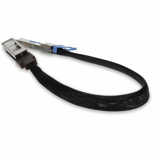 AddOn 22 cm Twinaxial Network Cable - 1 - TAA Compliant - Cable for Network Device - First End: 1 x QSFP28 Network - Male 
