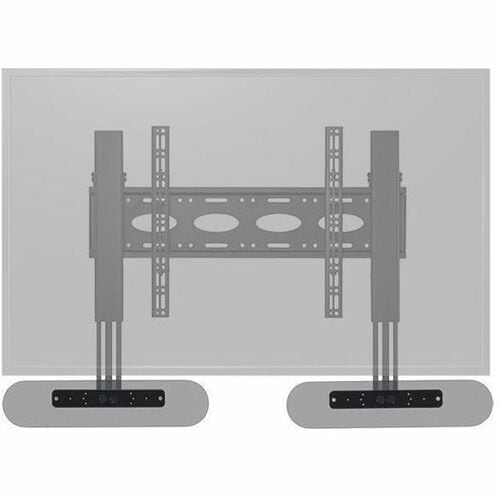 ProInstall Mounting Plate for Video Bar, Mounting Collar, Mounting Arm, Wall Mount, Soundbar, Speaker - Black - 4 kg Load 