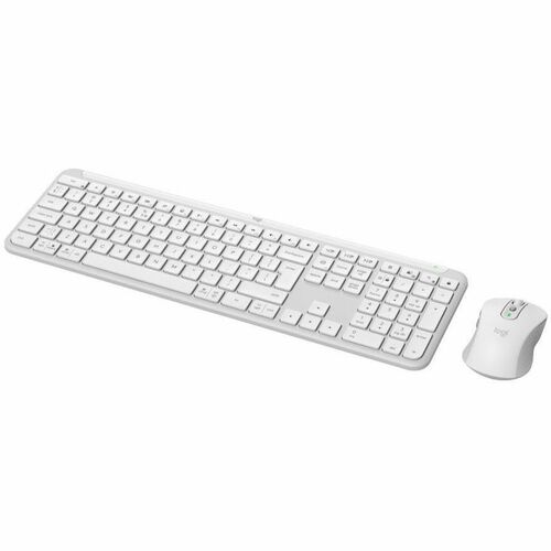 Logitech Signature Slim MK950 Keyboard & Mouse - QWERTY - Spanish - USB Type A Wireless Bluetooth 5.1 Keyboard - Keyboard/