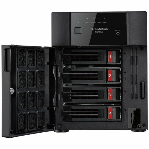 TERASTATION 3430DN 8TB 4BAY NAS 4X2TB HD SATA 2.5GBE RAID ISCSI