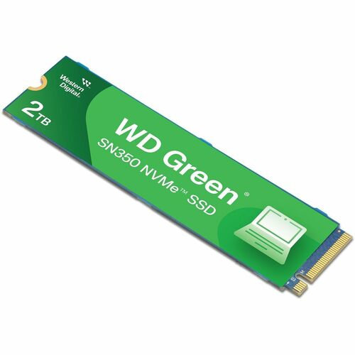 WD Green SN350 WDS200T3G0C 2 TB Solid State Drive - M.2 2280 Internal - PCI Express NVMe (PCI Express NVMe 3.0 x4) - Compu