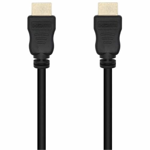 CABLE HDMI V1.4 ALTA VELOCIDAD 14+1 CCS A/M-A/M BLACK 1.8M