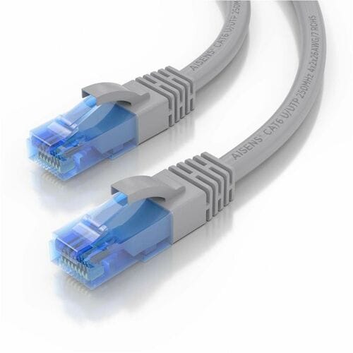 CABLE RED HEADLINE RJ45 CAT.6 UTP AWG26 CCA GRIS 10M