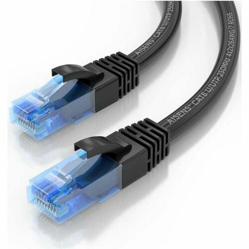 CABLE RED HEADLINE RJ45 CAT.6 UTP AWG26 CCA BLACK 1.0M