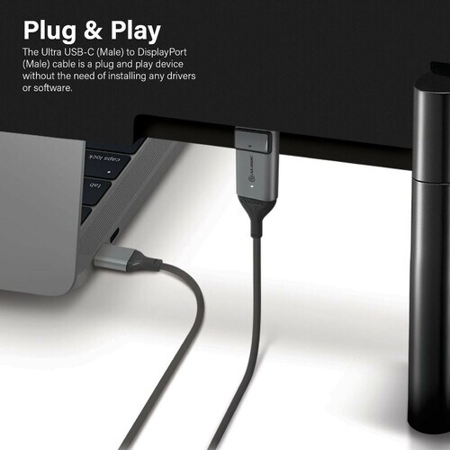 ULTRA CABLE USB-C TO DP 2M - 4K 60HZ