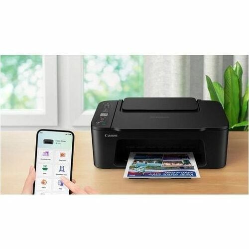 Canon PIXMA TS3750I Wired & Wireless Inkjet Multifunction Printer - Colour - Black - Cloud/Copier/Printer/Scanner - 4800 x