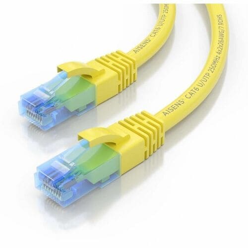 CABLE RED HEADLINE RJ45 CAT.6 UTP AWG26 CCA YELLOW 2.0M
