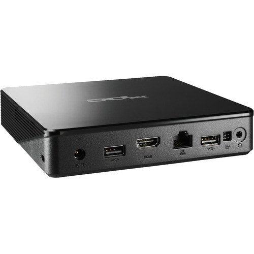 Desktop Computer Shuttle XPC nano NS02EV2 - ARM Cortex A53 RK3368 - 2 GB - 16 GB Größe Flash-Speicher - Mini-PC - Schwarz 