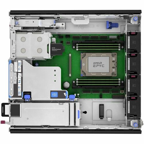 HPE ProLiant DL145 Gen11 2U Rack Server - 1 EPYC 8024P 2.40 GHz - 32 GB RAM - NVMe Controller - Intel Chip - 1 Processor S
