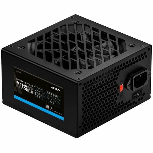 Acteck BLAZAR EVO ES-05001E Fuente de alimentación - 500W - Negro - ATX - 120 V AC, 230 V AC Entrada - 5 V DC, 3,3 V DC, 1