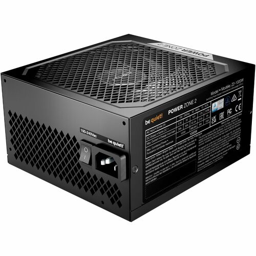 be quiet! Power Zone 2 BP008EU ATX 3.1 Modular Stromversorgung - 1 kW - Intern - 120 V AC, 230 V AC Eingang - Aktiv PFC - 