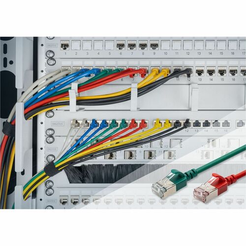 Digitus 30 cm Category 6a Network Cable - 1 Piece - Cable for Network Device - First End: 1 X RJ-45 Network Male - Second 