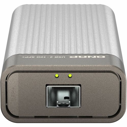 QNAP QNA-UC10G1SF 10Gigabit Ethernet Adapter for Computer - 10GBase-X - SFP+ - Portable - USB Type C - 10 Gbit/s Data Tran