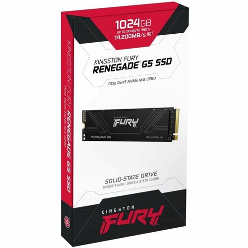 Kingston FURY Renegade G5 1 TB Solid State Drive - M.2 2280 Internal - PCI Express NVMe (PCI Express NVMe 5.0 x4) - Deskto