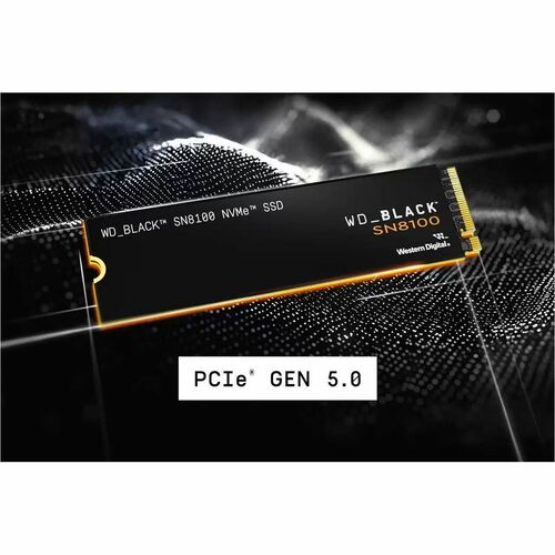 SSD Western Digital Black SN8100 WDS100T1X0M-00CMT0 - M.2 2280 Interne - 1 To - PCI Express NVMe (PCI Express NVMe 5.0 x4)