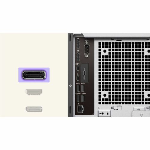 Dell Pro Max FCT2250 Desktop Computer - Intel Core Ultra 7 265K - vPro Technology - 32 GB - 1 TB PCI Express NVMe 4.0 x4 S