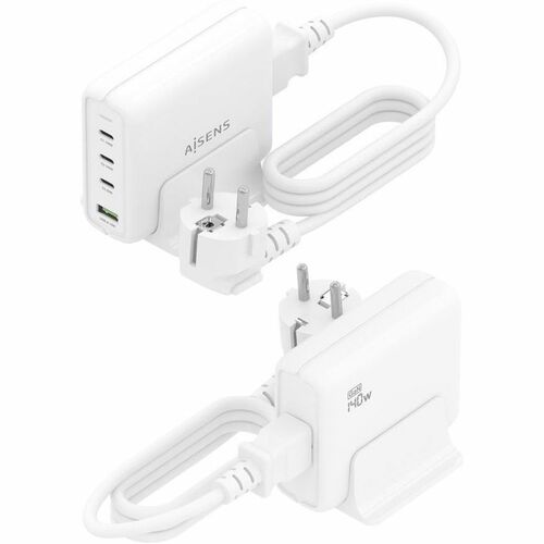 CARGADOR SOBREMESA GAN 140W 3XUSB-C PD3.0 QC5.0 USB-A QC3.0