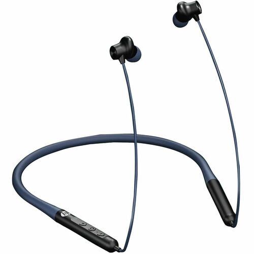 HP H100 Wireless Earbud Stereo Earset - Blue - Binaural - In-ear - Bluetooth - 20 Hz to 20 kHz