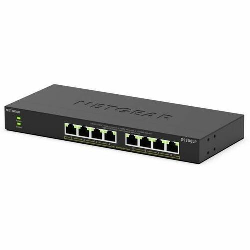 Netgear Business 300 GS308LP 8 Anschlüsse Ethernet-Switch - Gigabit-Ethernet - 10/100/1000Base-T - 2 Unterstützte Netzwerk