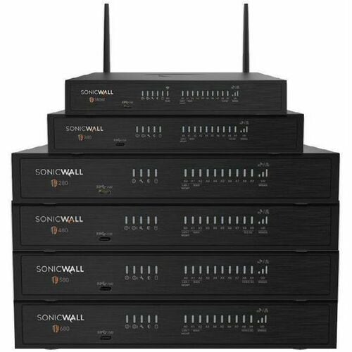 Sicurezza della rete/Dispositivo Firewall SonicWall TZ280 - Prevenzione intrusione - 8 Porta - Gigabit Ethernet - 2,50 Gbi