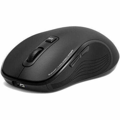 Port Connect Essential Mouse - Bluetooth/Radio Frequency - USB Type C, USB Type A - Optical - 5 Button(s) - Wireless - 2.4